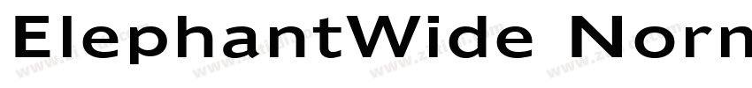 ElephantWide Normal字体转换 ElephantWide Normal字体转换